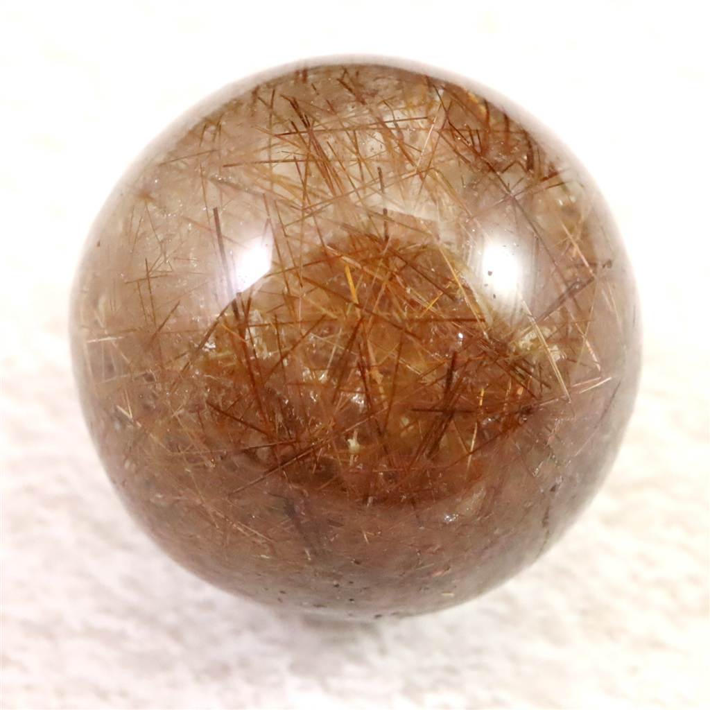 レッドブロンズルチルクォーツ 25mmスフィア 23.4g (ID:12856) | 榎本通商