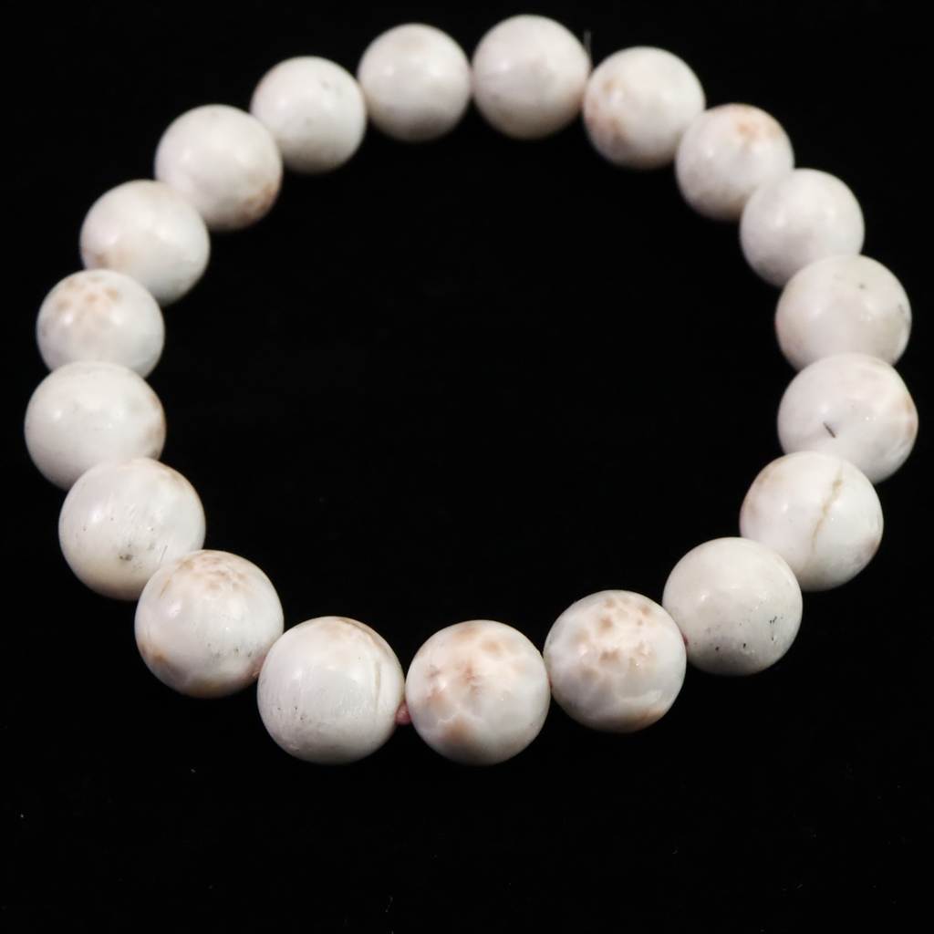 高品質トムソナイト（ピンクラリマー） 10ミリ トムソナイト ピンクラリマー 10.5mmブレスレット 23.1g (ID