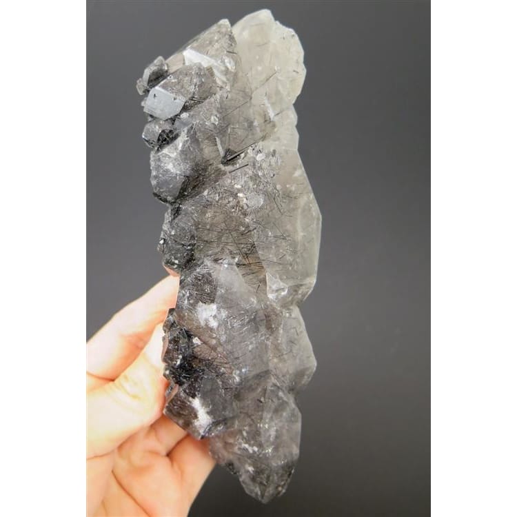 ブラジル産 ブラックトルマリン入り 水晶 (ID:597449) | 榎本通商