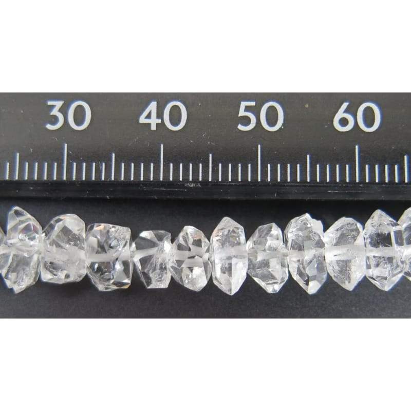 ハーキマーダイヤモンド（米国NY州産）Ｌサイズ　原石ビーズ　（粒売り）/HKDG