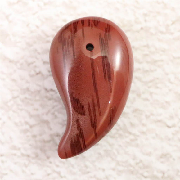 チベット産 アンデシン 21mm勾玉　2.3g (ID:10045)