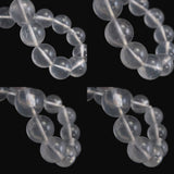 北海道 富良野産 水晶 11mm玉 ブレスレット 34.4g *希少* (ID:10082)