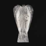 ヒマラヤ水晶 マニカラン産  79mm エンジェル 天使 置物 58.7ｇ (ID:10168)