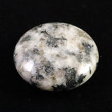 H&E社 ブラックトルマリン アゼツライト (AZOZEO)  30mmソーサー 証明書付 16.2g (ID:10296)