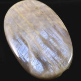 ロシア産 ベロモナイト ムーンストーン 57mmオーバルカボション 27.3g (ID:10419)