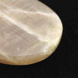 ロシア産 ベロモナイト ムーンストーン 57mmオーバルカボション 27.3g (ID:10419)