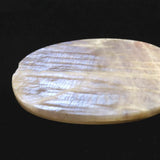 ロシア産 ベロモナイト ムーンストーン 57mmオーバルカボション 27.3g (ID:10419)