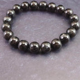 グリーンランド産 ヌーマイト STグレード 10mm玉 ブレスレット 34.9g  (ID:10464)