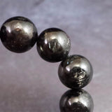 グリーンランド産 ヌーマイト STグレード 10mm玉 ブレスレット 34.9g  (ID:10464)