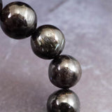 グリーンランド産 ヌーマイト STグレード 10mm玉 ブレスレット 34.9g  (ID:10464)