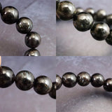 グリーンランド産 ヌーマイト STグレード 10mm玉 ブレスレット 34.9g  (ID:10464)