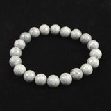 青海薬石 （新潟県糸魚川市） 10mm玉ブレスレット 証明書付 28.0ｇ　 (ID:10549)