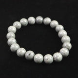 青海薬石 （新潟県糸魚川市） 10mm玉ブレスレット 証明書付 28.0ｇ　 (ID:10549)