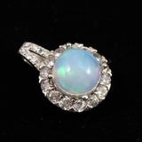 プレシャスオパール 8mm ラウンド ペンダントトップ 1.86ｇ (ID:10574)