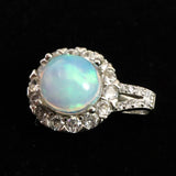 プレシャスオパール 8mm ラウンド ペンダントトップ 1.86ｇ (ID:10574)