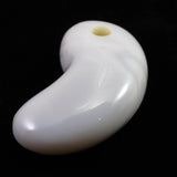 北海道 花石メノウ 瑪瑙 34mm勾玉 ディレクトリカード付 12.9g (ID:10642)