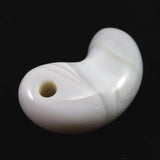 北海道 花石メノウ 瑪瑙 34mm勾玉 ディレクトリカード付 12.9g (ID:10642)