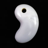 北海道 花石メノウ 瑪瑙 34mm勾玉 ディレクトリカード付 12.9g (ID:10642)