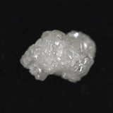 天然 ダイヤモンド ホワイト・グレー　6.5ｍｍ原石  0.74ct (ID:10687)