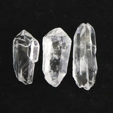 モンドクォーツ タンザニアマスタークォーツ 3個セット D.T.　ツイン 聖母子 6.0g (ID:10754)