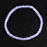 タンザナイト AA  4mm玉 ボタンカット ブレスレット  5.50g (ID:10832)