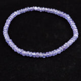 タンザナイト AA  4mm玉 ボタンカット ブレスレット  5.50g (ID:10832)