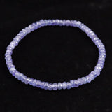タンザナイト AA  4mm玉 ボタンカット ブレスレット  5.50g (ID:10832)
