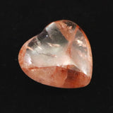 H&E社 ピンクファイアアゼツライト(AZOZEO) 15mmハート 証明書付 2.1g (ID:10880)