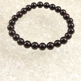 ヒマラヤ ガーネット 7mm玉ブレスレット 21.7ｇ (ID:11063)