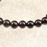 ヒマラヤ ガーネット 7mm玉ブレスレット 21.7ｇ (ID:11063)