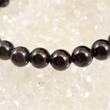 ヒマラヤ ガーネット 7mm玉ブレスレット 21.7ｇ (ID:11063)