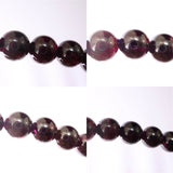 ヒマラヤ ガーネット 7mm玉ブレスレット 21.7ｇ (ID:11063)