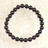 ヒマラヤ ガーネット 7mm玉ブレスレット 21.7ｇ (ID:11063)