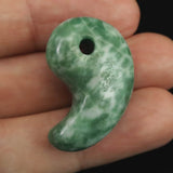 崑崙翡翠（こんろんひすい） AAA　30mm勾玉 9.4g (ID:11098)