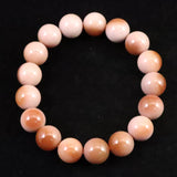 アラシャンアゲート ゴビアゲート　12mm玉ブレスレット 41.7g (ID:11186)