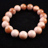 アラシャンアゲート ゴビアゲート　12mm玉ブレスレット 41.7g (ID:11186)