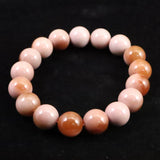 アラシャンアゲート ゴビアゲート　12mm玉ブレスレット 41.7g (ID:11186)