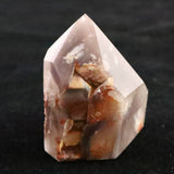 リチウムクォーツ 42mm原石 磨き 40.9g (ID:11237)