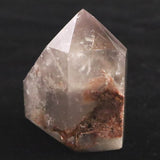 リチウムクォーツ 42mm原石 磨き 40.9g (ID:11237)