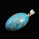 ペルシアンターコイズ 33mmオーバル ペンダントトップ 14.7g (ID:11316)
