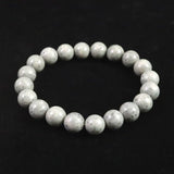 青海薬石 （新潟県糸魚川市） 10mm玉ブレスレット 証明書付 28.0ｇ　 (ID:11351)