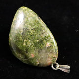 H&E社 ユナカイト　タンブル　ペンダントトップ 9.8g (ID:11356)