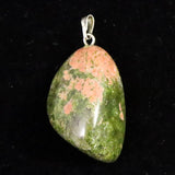 H&E社 ユナカイト　タンブル　ペンダントトップ 9.8g (ID:11356)