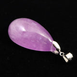 クンツァイト 30mmペアシェイプ ペンダントトップ 8.9g (ID:11483)