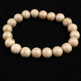 姫川薬石（ノーマル） 10mm玉ブレスレット　証明書付　28.0ｇ (ID:11603)