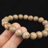 姫川薬石（ノーマル） 10mm玉ブレスレット　証明書付　28.0ｇ (ID:11603)