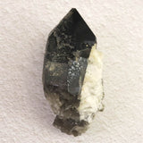 岐阜県中津川市蛭川産 黒水晶（モリオン）原石 カテドラル レコードキーパー トライゴーニック 246.22g (ID:11828)