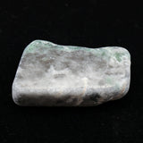 糸魚川翡翠 小滝産 緑  41mmタンブル ディレクトリカード付 32.8g (ID:12191)