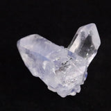 デュモルチェライト入り水晶　44mmポイント原石 磨き 31.9g (ID:12207)