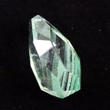 エメラルドグリーンファントムクォーツ　21x12mm　原石ラフカット ルース 3.52g (ID:12264)
